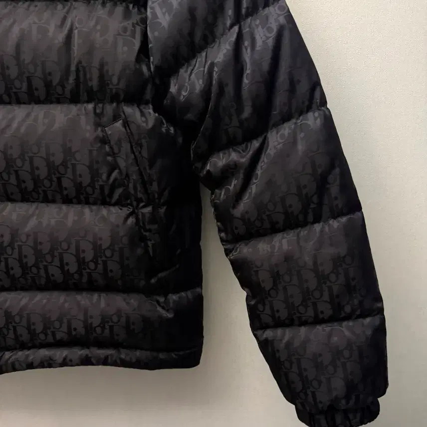 디올 [새상품급,46]신형 오블리크 다운 자켓 네이비 블루 테크니컬 사진 4