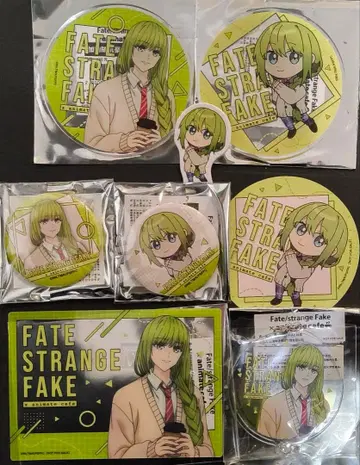Fate Fake 중국 애니메이트 카페 엘키두 랜서 캔뱃지