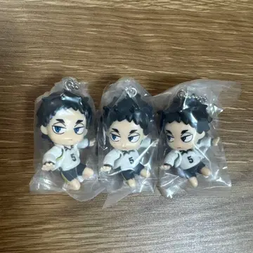 하이큐!! 데포피그! 아오바죠사이 후쿠로다니 학원 키링 아카아시 케이지