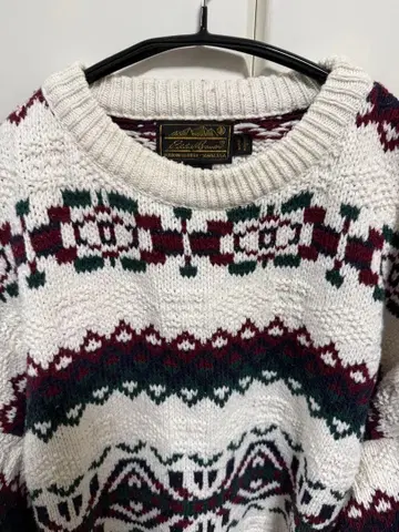 Eddie Bauer 페어아일 패턴 니트 스웨터