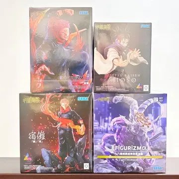 주술회전 피규어 스쿠나 & 쵸소우 & 마허라 4종 세트