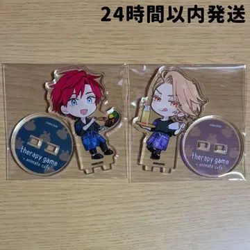 상업 BL 세라피 게임 마나베 미나토 애니메이트 카페 아크릴 스탠드 2점