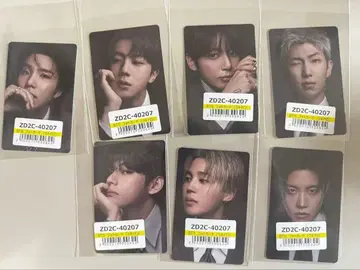 BTS ARIRANG 트레이딩 카드 유니버셜 럭키 드로우 7종 컴플리트