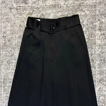 드리스 반 노튼 벨티드 와이드 레그 팬츠