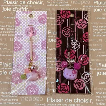 상품 설명 필독 헬로키티 로즈 한나리&이키 족쇄 2종 레어 K483