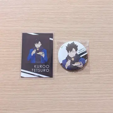 하이큐!! 하후하후 POP UP SHOP 아크릴 카드 쿠로오 테츠로