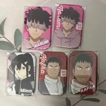 괴수8호 마루카쿠 캔뱃지 나루미 카프카 미나