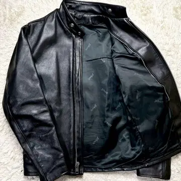 새상품급 SCHOTT 641 싱글 라이더 가죽 자켓 블랙