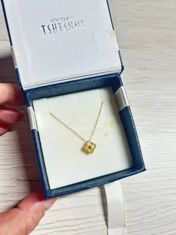 쥬얼리 츠츠미 펄 목걸이 10k