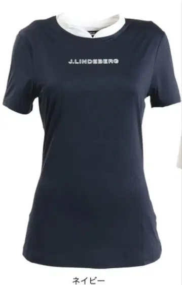 J.LINDEBERG ( 여성용 ) 골프웨어 반팔 린드버그 네이비