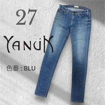 YANUK 야누크 PATRICIA 스키니 데님 27 블루 일본제
