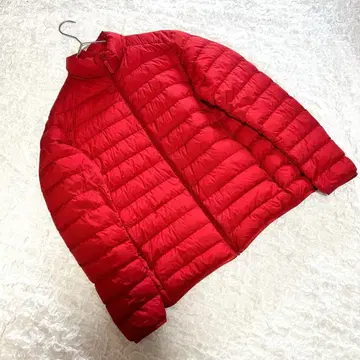 [ 유니클로 ] ( M ) 울트라 라이트 다운 자켓 레드 빨간색