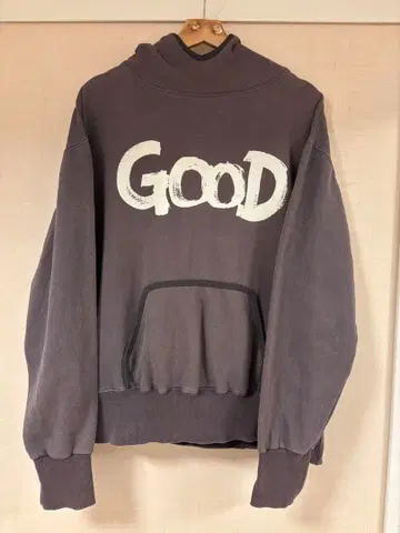 레어 GOODENOUGH 굿이너프 로고 프린트 후드티 GDEH XL