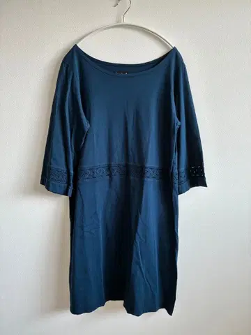 아그네스베 오부소매 레이스 장식 튜닉