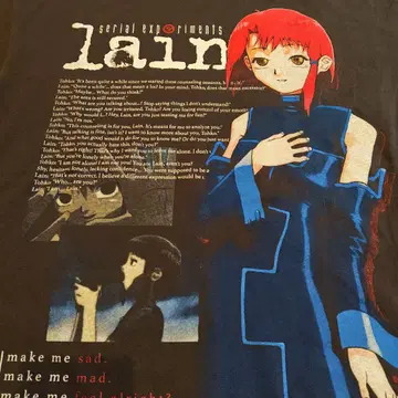 serial experiments lain T셔츠 messa store