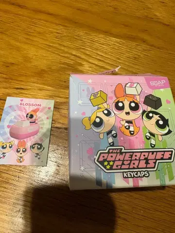 파워퍼프걸 키보드 키링