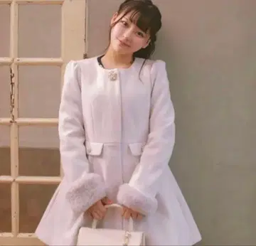 evelyn 비쥬 코트 2021 아이스 그레이