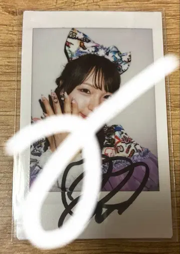 SWEETSTEADY 시오카와 리세 그래픽 의상 온특 사인 폴라로이드