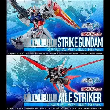 미개봉 METAL BUILD 스트라이크 건담 + 에일 스트라이커 10th