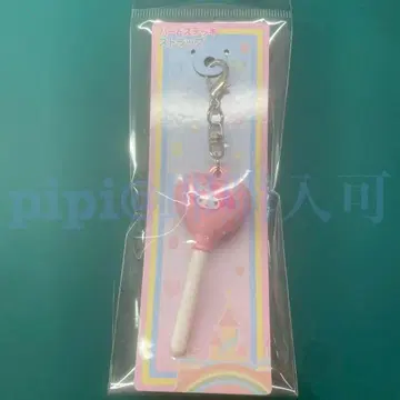 마이멜로디 하트 지팡이 스트랩 퓨로 산리오