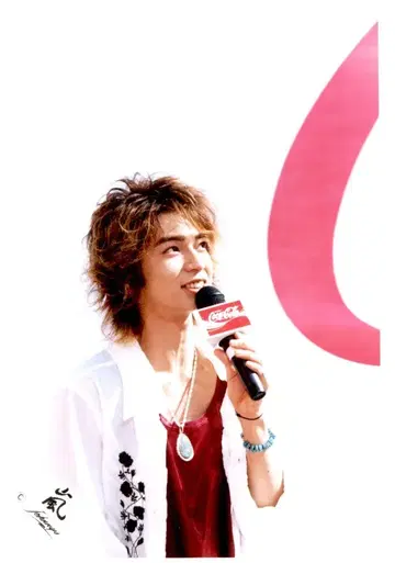 아라시 03년 코카콜라 이벤트 마츠모토 준 공식 사진 *1장