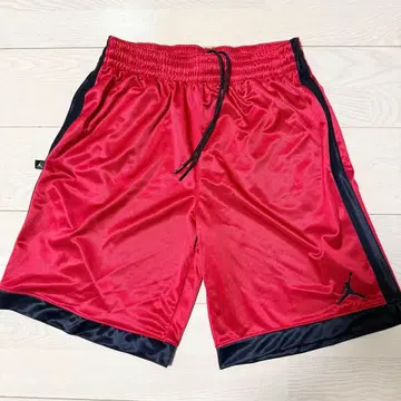 [ JORDAN ] 농구 반바지 레드 하프 팬츠 남성용 M