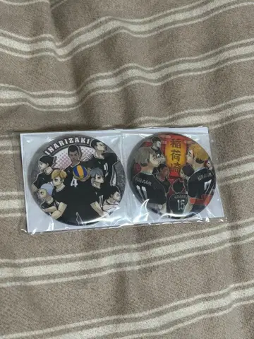 하이큐!!전 이나리자키 고교 원작 그림 캔뱃지