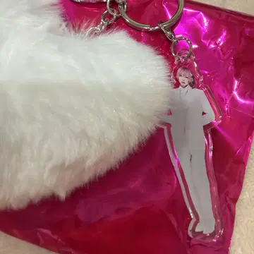 러브시크 RINDOSHOP 퍼 아크릴 키링 하야테