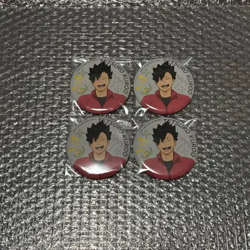 하이큐 캔뱃지 희로애락 쿠로오 테츠로 쿠로오 4점