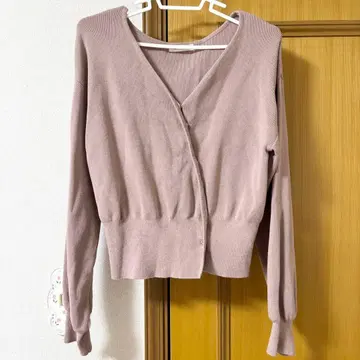 natural couture 핑크 니트 긴팔