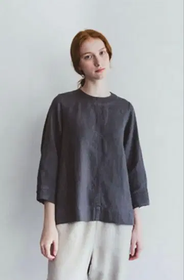 fog linen work 포그린워크 스이 탑 블라우스