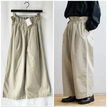 [츠무구] 레귤러 치노 와이드 팬츠 프리 사이즈
