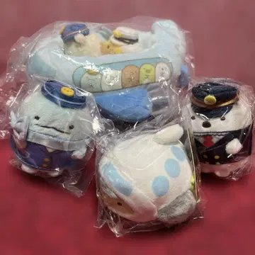 새상품 스미코구라시 테노리 봉제 인형 게이큐 장면 봉제 인형 비행기