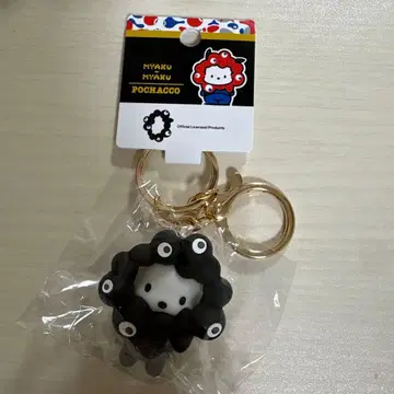 산리오 블랙미야쿠미야쿠 입체 마스코트 키링 포차코