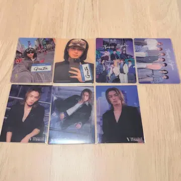 마츠다 겐타 클리어 트레이딩 카드