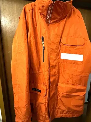 바틀 BURTLE 축열 보온 방풍 자켓 3L 오렌지 워크맨