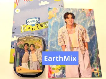 GMMTV Gasha 키체인 EarthMix & 엽서