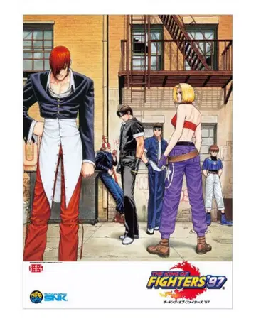 더 킹 오브 파이터즈 97 A2 클리어 포스터 KOF97