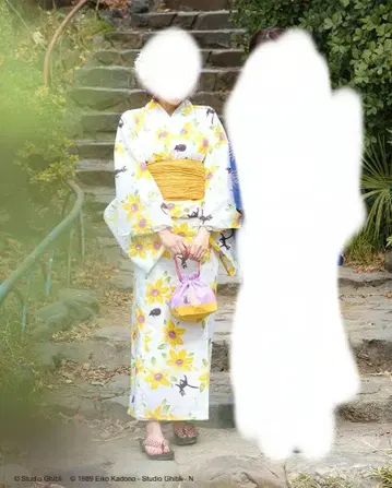 [ 완판템 ] 마녀 배달부 키키 지지 철선꽃 유카타