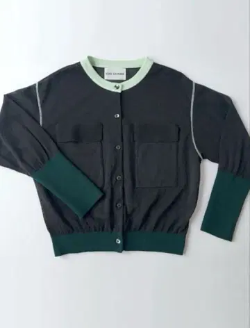 Washi mix 가디건 - GREY