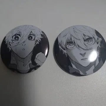 블루 록 나기 세이시로 캔뱃지 2개 세트