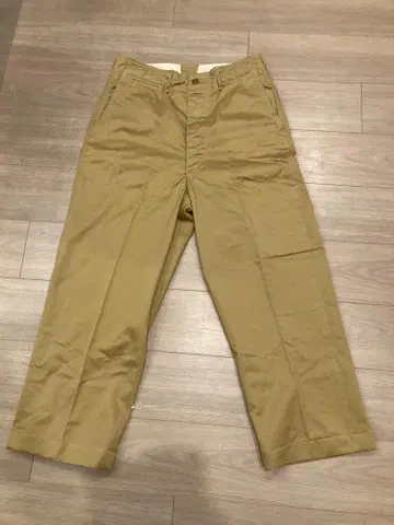 [ 정가 27,500엔 ] orSlow 베이지 치노 팬츠 사이즈 3