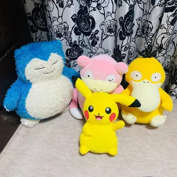 포켓몬 봉제 인형 카비곤 코닥 야돈 피카츄 빅
