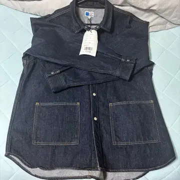 [ 새상품 ] JAPAN BLUE JEANS 인디고 데님 셔츠 L 사이즈