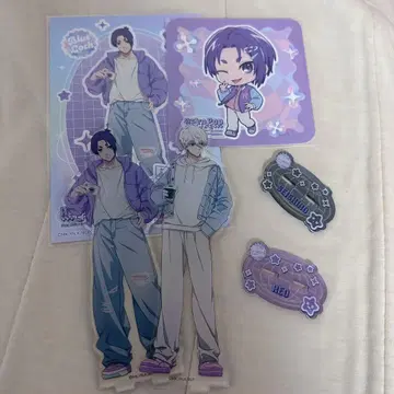 블루 록 콜라보 카페본점 아크릴 스탠드 나기 세이시로, 미카게 레오