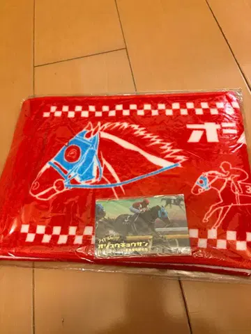 오주우쵸우산 머플러 타월 경마장 한정판 카드 포함