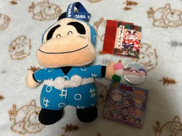 닌타마 신베에 봉제 인형 파우치 브로마이드 극락탕 캔뱃지