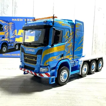 1/64 스카니아 SCANIA R650 트랙터 헤드 다이캐스트 카 블루