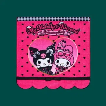 타월 하트 마이멜로디 쿠로미 기념일 파티 퓨로 산리오