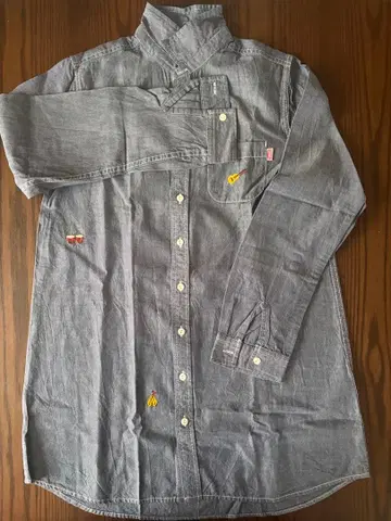 CHUMS 데님 긴팔 셔츠 L 사이즈